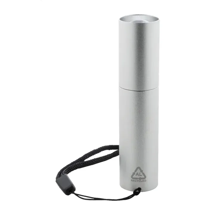 Recycled aluminium rechargeable torch - AP864122 (ANDA#21)